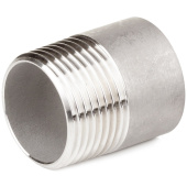 Ниппель приварной - резьба AISI 304 (нержавеющая сталь) ISO 4144