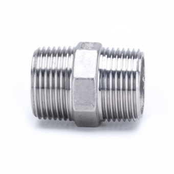 Ниппель AISI 304 (нержавеющая сталь) ISO 4144 HР/HР