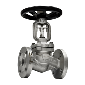 Вентиль запорный с сильфонным уплотнением АСТА серии В343